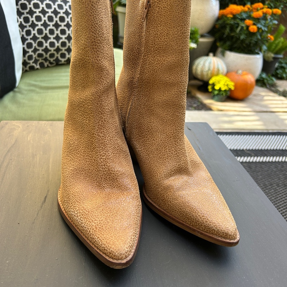 Matisse Caty Tan Leather Women's Boots, size 8.5